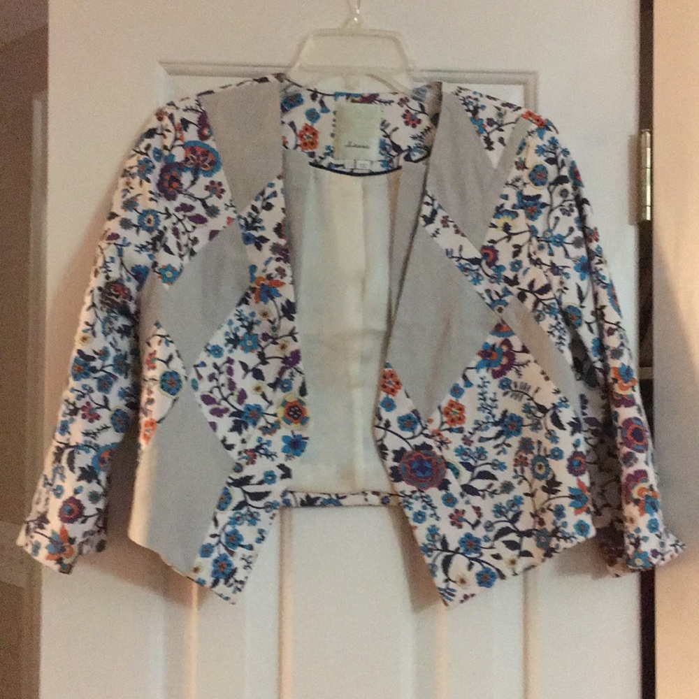 Anthropologie Elevenses Blazer